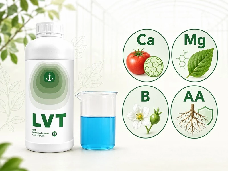 Calcium magnesium boron and amino acid fertilizer composition